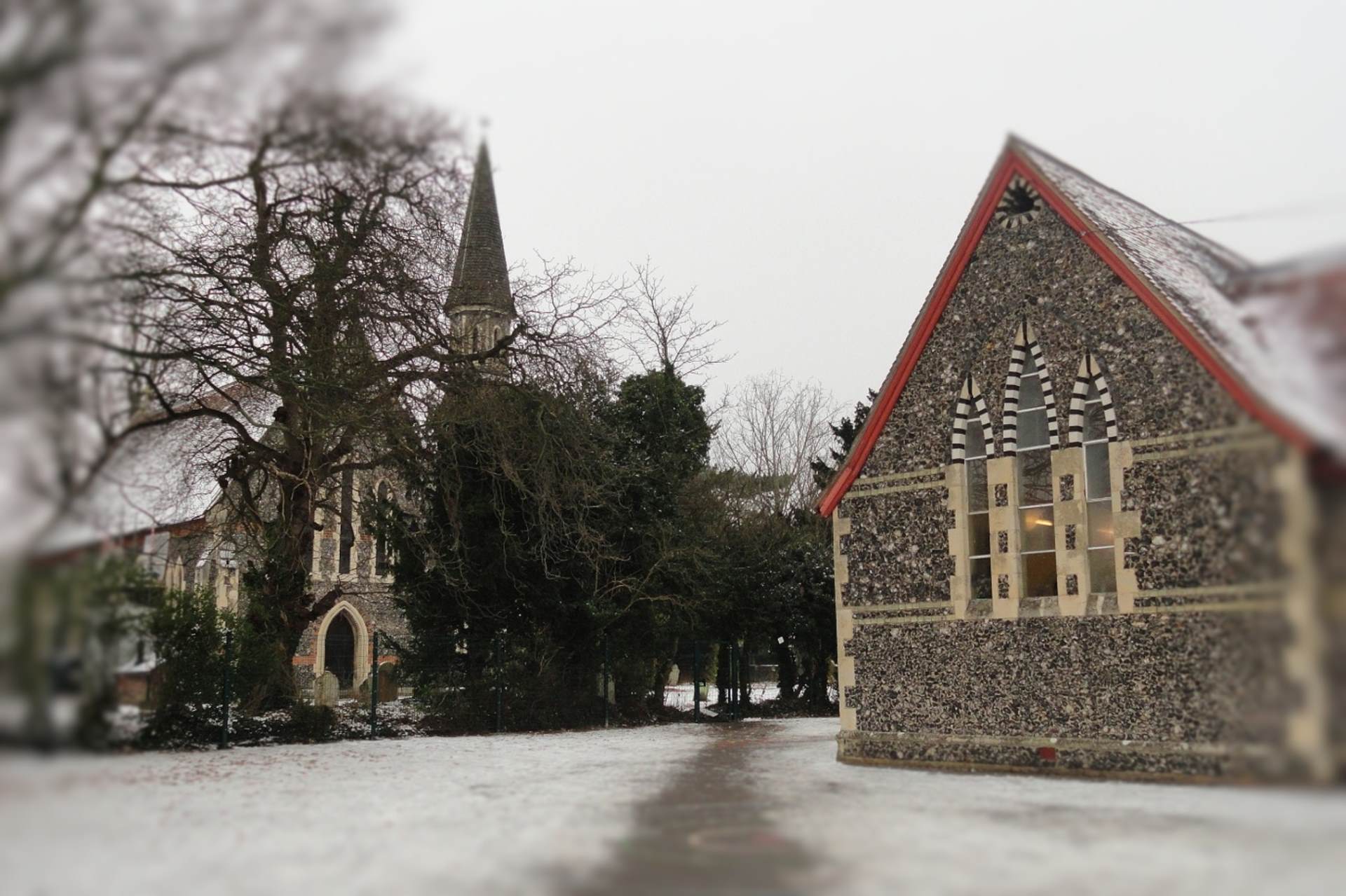 Old school - winter view